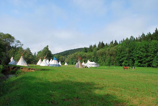 Letní tábor Ligy lesní moudrosti (foto Tereza Peková)