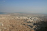 Výhled z pevnosti Masada na Mrtvé moře (Foto Aleš Sedláček)
