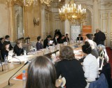 Tisková konference k Evropskému roku dobrovolnictví se konala ve Velkém zrcadlovém sále budovy MŠMT. (Foto Jiří Majer)