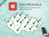 Mobilní aplikace Zdravotnické záchranné služby Záchranka už funguje ve všech krajích ČR