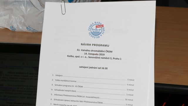 Program 51. Valného shromáždění ČRDM obsahoval mj. i bod
