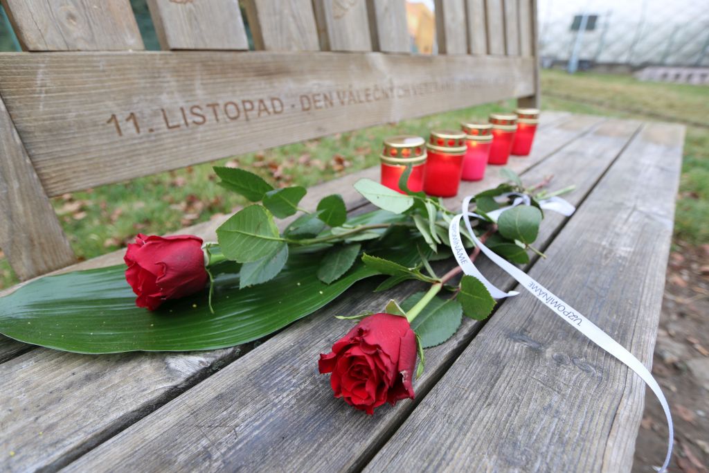 Ze vzpomínkové akce ČRDM ke Dni válečných veteránů 2021 (foto Marek Krajči)