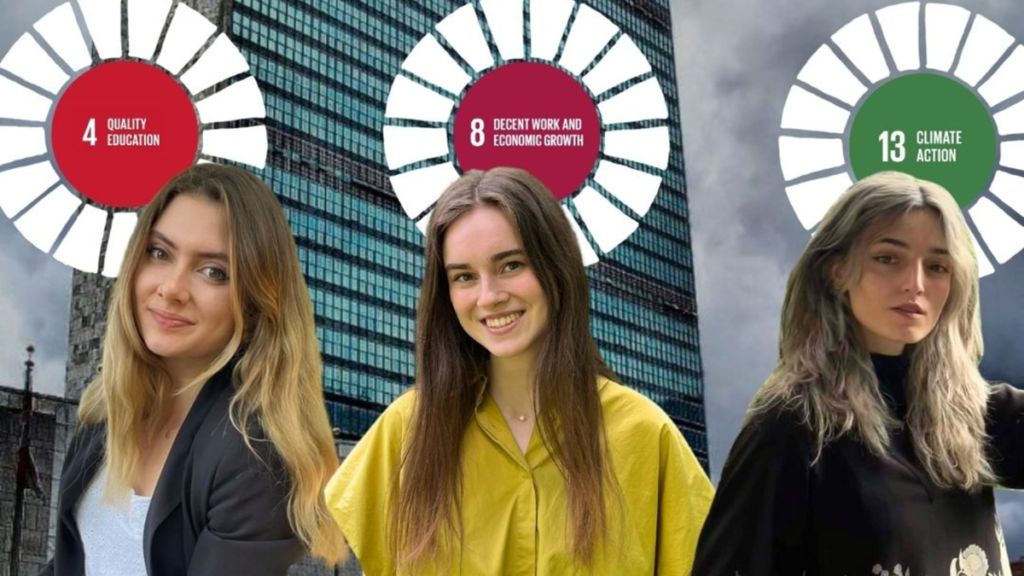 Zleva: Giulia Cancellaro, Veronika Novotná a Kateřina Špalková (foto archiv projektu)