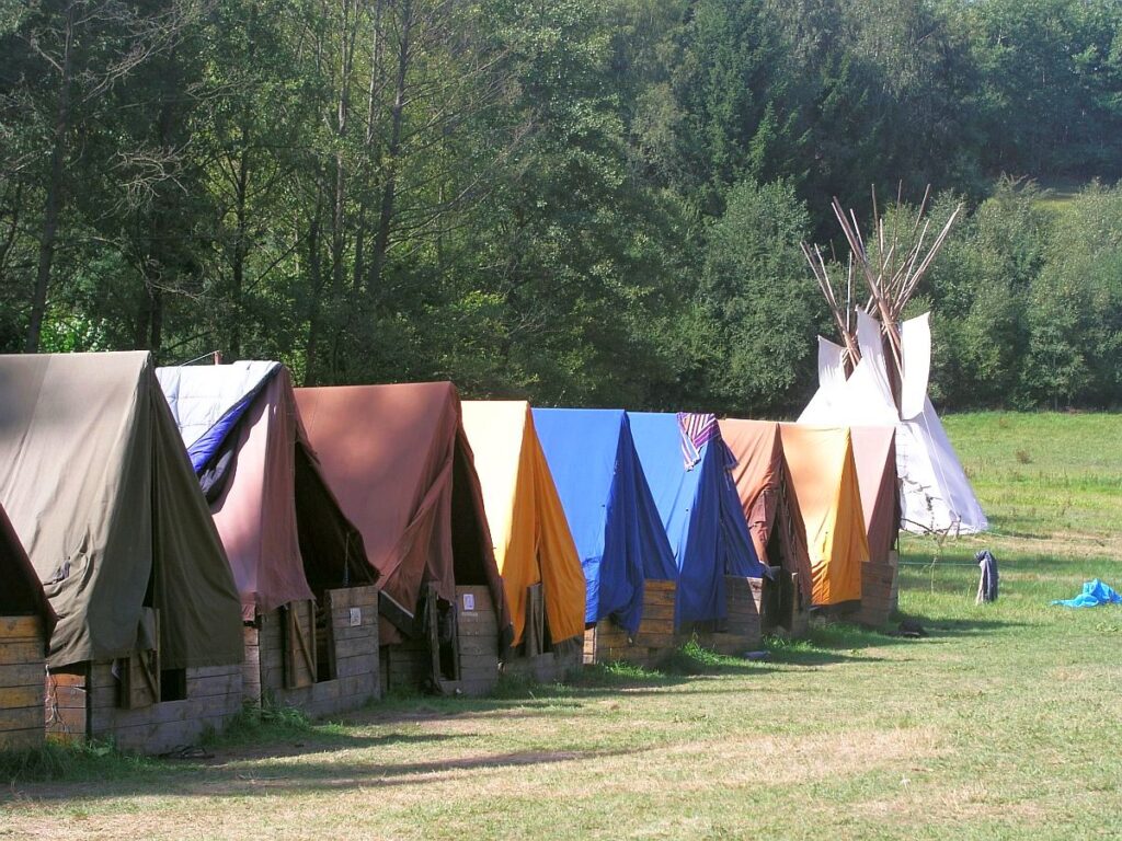 Letní tábor. Ilustrační snímek (foto archiv časpisu Archa)