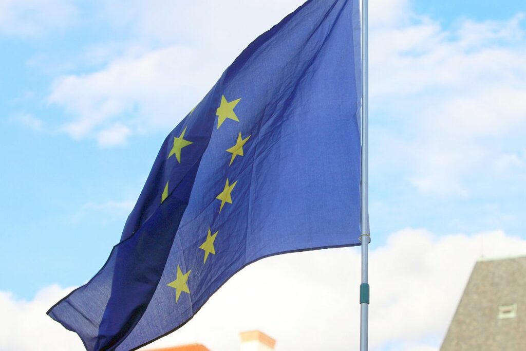Vlajka Evropské unie (foto Jiří Majer)