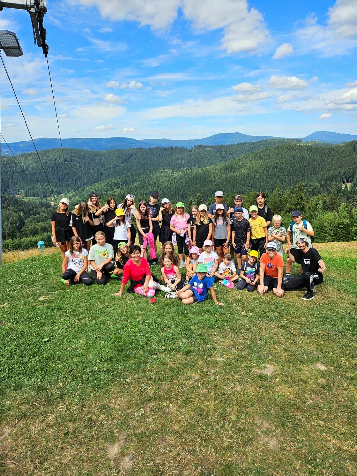 Z prázdninového pobytu dětí z TYMY v Beskydech (foto SVČ TYMY)