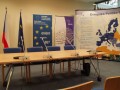 Prostor pro prezentaci Debatní ligy poskytlo zastoupení Evropské komise v ČR.