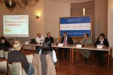 Na prezentační tiskové konferenci v říjnu 2009 - od spuštění webového portálu Moderní dějiny.cz uběhly dva roky. (Foto Jiří Majer)