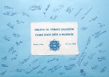 Podpisová listina vytvořená na oslavě 10. výročí České rady dětí a mládeže (2008)